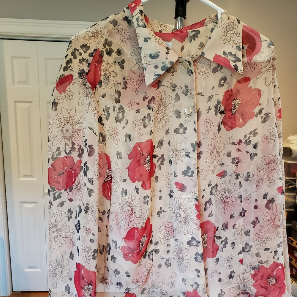 Sheer Beige Blouse